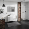 Szafka pod szlifowaną umywalkę wpuszczaną w blat/nablatową z 2 szufladami 980/550, Biały Matowy Xevolos E HANSGROHE 54190320