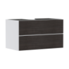 Szafka pod szlifowaną umywalkę wpuszczaną w blat/nablatową z 2 szufladami 980/550, Biały Matowy Xevolos E HANSGROHE 54190730
