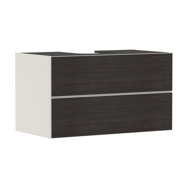 Szafka pod umywalkę wpuszczaną w blat/nablatową z 2 szufladami 980/550, Piaskowy Beż Matowy Xevolos E HANSGROHE 54191730