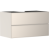 Szafka pod umywalkę wpuszczaną w blat/nablatową z 2 szufladami 980/550, Piaskowy Beż Matowy Xevolos E HANSGROHE 54191790