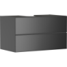 Szafka pod umywalkę wpuszczaną w blat/nablatową z 2 szufladami 980/550, Szary Łupek Matowy Xevolos E HANSGROHE 54192770
