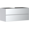 Szafka pod szlifowaną umywalkę wpuszczaną w blat/nablatową z 2 szufladami 1180/550, Biały Matowy Xevolos E HANSGROHE 54193320