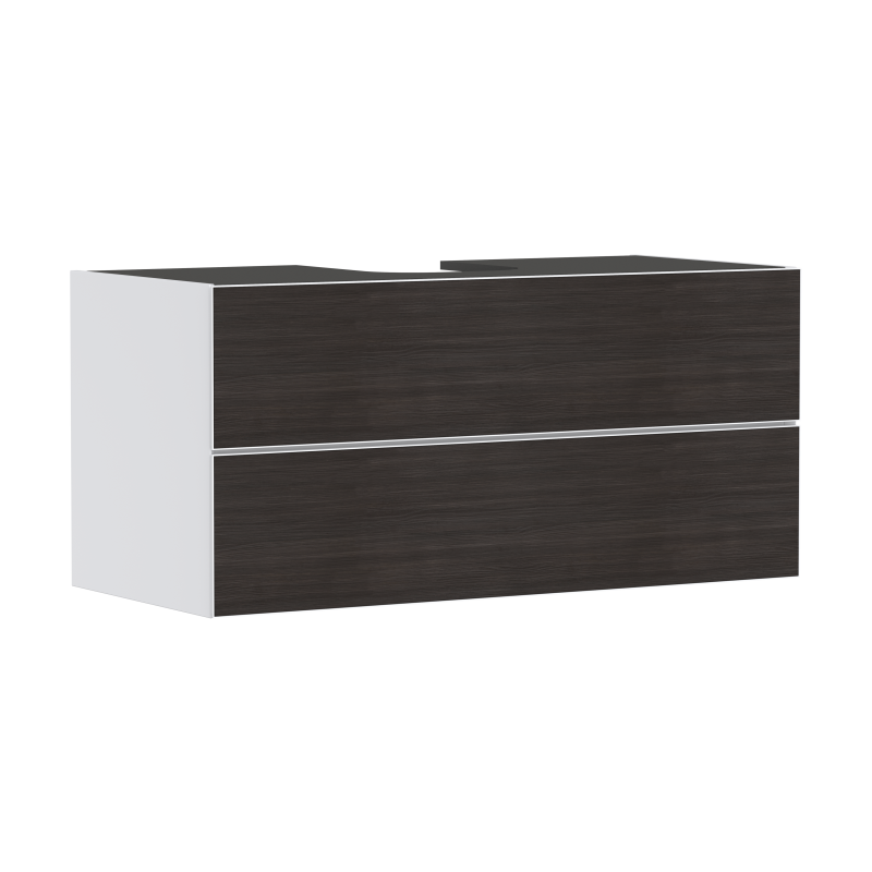 Szafka pod szlifowaną umywalkę wpuszczaną w blat/nablatową z 2 szufladami 1180/550, Biały Matowy Xevolos E HANSGROHE 54193730