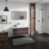 Szafka pod umywalkę wpuszczaną w blat /nablatowąz 2 szufladami 1180/550, Piaskowy Beż Matowy Xevolos E HANSGROHE 54194730