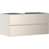 Szafka pod umywalkę wpuszczaną w blat /nablatowąz 2 szufladami 1180/550, Piaskowy Beż Matowy Xevolos E HANSGROHE 54194790