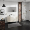 Szafka pod umywalkę wpuszczaną w blat /nablatowąz 2 szufladami 1180/550, Piaskowy Beż Matowy Xevolos E HANSGROHE 54194790