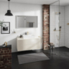 Szafka pod umywalkę wpuszczaną w blat /nablatowąz 2 szufladami 1180/550, Piaskowy Beż Matowy Xevolos E HANSGROHE 54194790