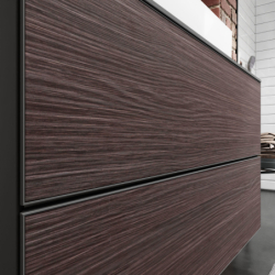 Szafka pod umywalkę wpuszczaną w blat/nablatową z 2 szufladami 1180/550, Szary Łupek Matowy Xevolos E HANSGROHE 54195730