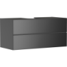 Szafka pod umywalkę wpuszczaną w blat/nablatową z 2 szufladami 1180/550, Szary Łupek Matowy Xevolos E HANSGROHE 54195770