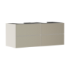 Szafka pod umywalki wpuszczane w blat/nablatowe z 4 szufladami 1370/550, Piaskowy Beż Matowy Xevolos E HANSGROHE 54197390