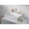 Szafka pod 2 szlifowane umywalki wpuszczane w blat/nablatowe z 4 szufladami 1570/550, Biały Matowy Xevolos E HANSGROHE 54199320