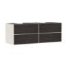 Szafka pod umywalki wpuszczane w blat/nablatowe z 4 szufladami 1570/550, Piaskowy Beż Matowy Xevolos E HANSGROHE 54200730