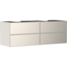 Szafka pod umywalki wpuszczane w blat/nablatowe z 4 szufladami 1570/550, Piaskowy Beż Matowy Xevolos E HANSGROHE 54200790