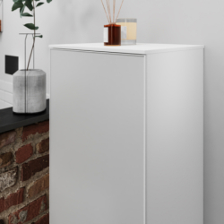 Szafka boczna średnia 400/360, drzwi lewe, Biały Matowy Xevolos E HANSGROHE 54212320
