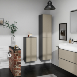 Szafka boczna średnia 400/360, drzwi lewe, Szary Łupek Matowy Xevolos E HANSGROHE 54214390