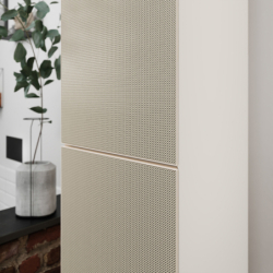 Szafka boczna wysoka 400/360, drzwi lewe, Piaskowy Beż Matowy Xevolos E HANSGROHE 54219390