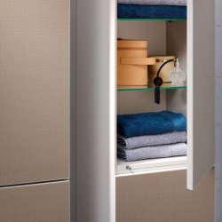 Szafka boczna wysoka 400/360, drzwi prawe, Szary Łupek Matowy Xevolos E HANSGROHE 54223730