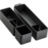 Zestaw pojemników podstawowych 100/345 Czarny Matowy IntraStoris HANSGROHE 54224670