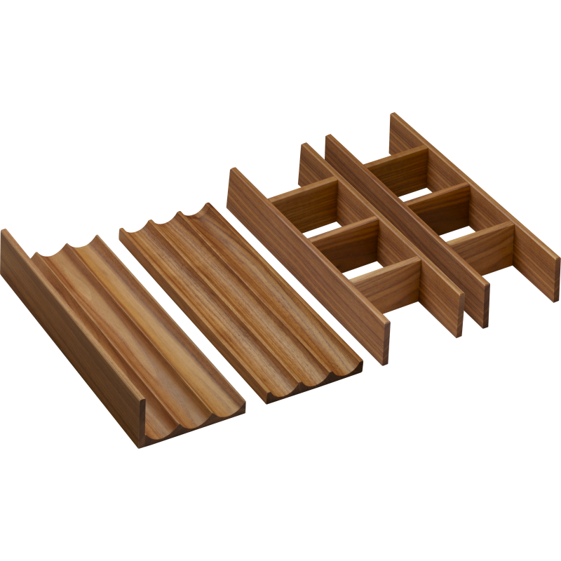 Zestaw organizerów 320 do szafek pod umywalkę 980/475 i 980/550 Ciemny Orzech IntraStoris HANSGROHE 54233630