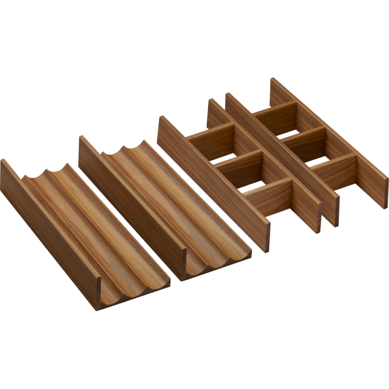 Zestaw organizerów 320 do szafek pod umywalkę 1180/475 i 1180/550 Ciemny Orzech IntraStoris HANSGROHE 54234630