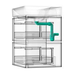 Syfon oszczędzający miejsce, umywalkowy, 50 mm HANSGROHE 54235000