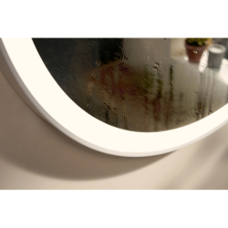 Lustro oświetleniem LED 900/30, włącznik ścienny Biały Matowy Xarita Lite S HANSGROHE 54967700