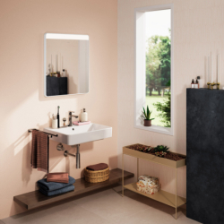 Lustro z górnym oświetleniem LED 600/30, czujnik IR Biały Matowy Xarita Lite Q HANSGROHE 54970700