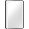 Lustro z bocznym oświetleniem LED 500/30, czujnik IR Czarny Matowy Xarita Lite Q HANSGROHE 54974670