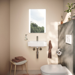 Lustro z bocznym oświetleniem LED 500/30, czujnik IR Biały Matowy Xarita Lite Q HANSGROHE 54974700