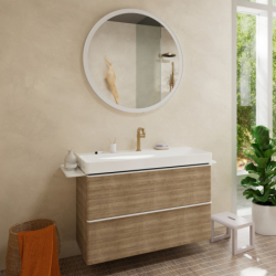 Lustro oświetleniem LED 900/30, czujnik IR Biały Matowy Xarita Lite S HANSGROHE 54980700