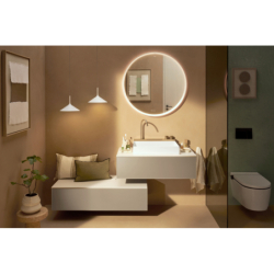 Lustro z oświetleniem LED 900/50, pojemnościowy sensor dotykowy Biały Matowy Xarita S HANSGROHE 54981700