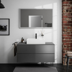 Lustro z oświetleniem LED 1200/50, pojemnościowy sensor dotykowy Biały Matowy Xarita E HANSGROHE 54985700