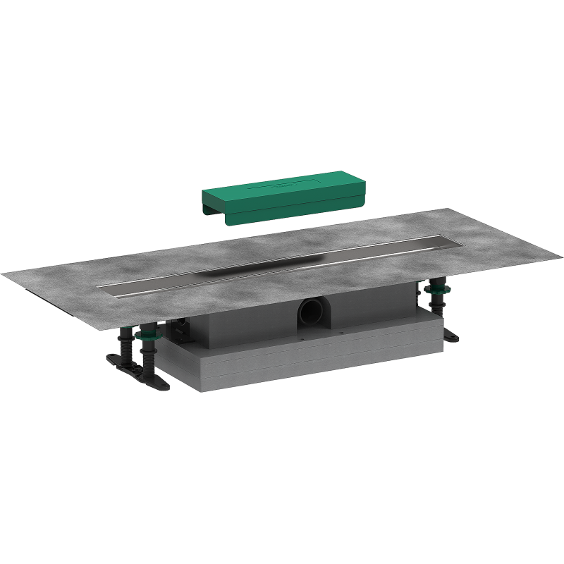 Kompletny zestaw do odpływów liniowych 600, niski uBox universal HANSGROHE 56016180