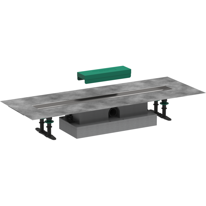 Kompletny zestaw do odpływów liniowych 700, niski uBox universal HANSGROHE 56017180