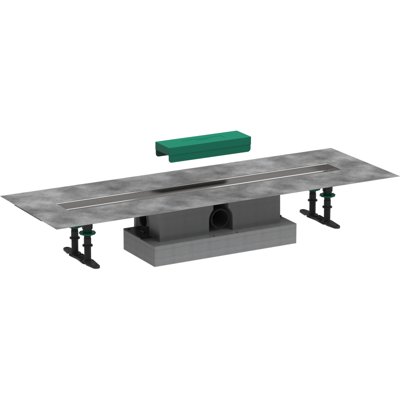 Kompletny zestaw do odpływów liniowych 800, standardowy uBox universal HANSGROHE 56024180