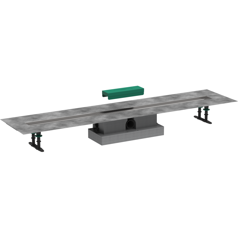 Kompletny zestaw do odpływów liniowych 1200, standardowy uBox universal HANSGROHE 56027180