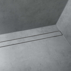 Element zewnętrzny odpływu liniowego 600 z możliwością przycięcia i do wyłożenia płytkami RainDrain Rock HANSGROHE 56029000