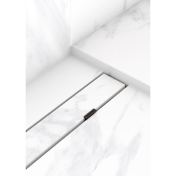 Element zewnętrzny odpływu liniowego 800 z możliwością przycięcia i do wyłożenia płytkami RainDrain Rock HANSGROHE 56031000