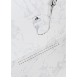 Element zewnętrzny odpływu liniowego 1200 z możliwością przycięcia i do wyłożenia płytkami RainDrain Rock HANSGROHE 56034000