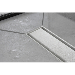 Element zewnętrzny odpływu liniowego 600 ze stelażem o regulowanej wysokości Biały Matowy RainDrain Match HANSGROHE 56036700