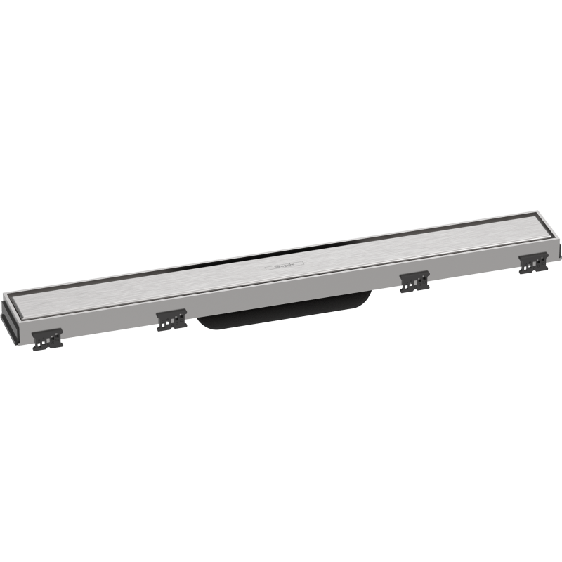 Element zewnętrzny odpływu liniowego 600 ze stelażem reg. wys. Stal Szlachetna Szczotkowana RainDrain Match HANSGROHE 56036800