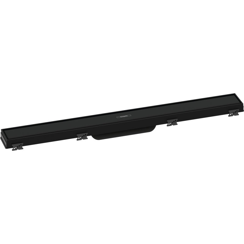Element zewnętrzny odpływu liniowego 700 ze stelażem o regulowanej wysokości Czarny Matowy RainDrain Match HANSGROHE 56037670