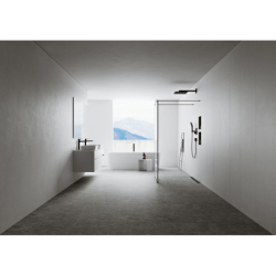 Element zewnętrzny odpływu liniowego 700 ze stelażem o regulowanej wysokości Czarny Matowy RainDrain Match HANSGROHE 56037670