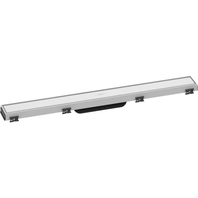 Element zewnętrzny odpływu liniowego 700 ze stelażem o regulowanej wysokości Biały Matowy RainDrain Match HANSGROHE 56037700