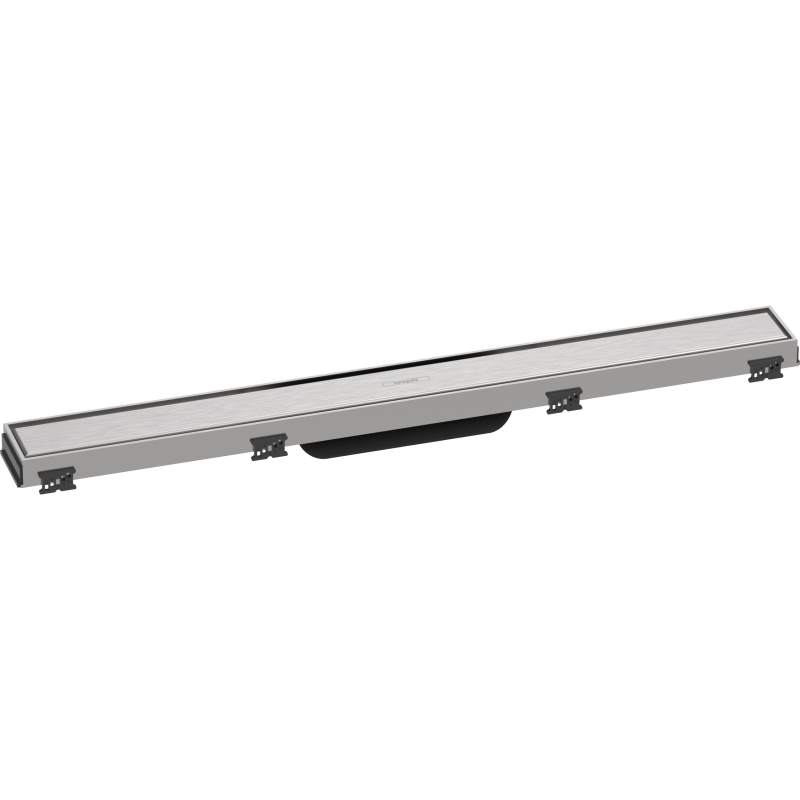 Element zewnętrzny odpływu liniowego 700 ze stelażem reg. wys. Stal Szlachetna Szczotkowana RainDrain Match HANSGROHE 56037800