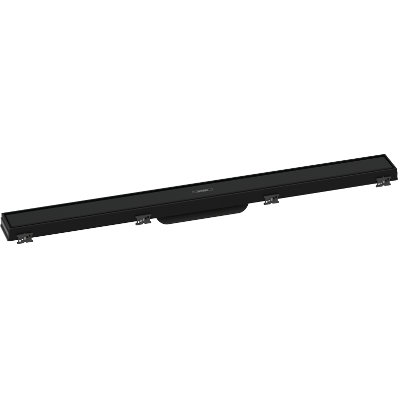 Element zewnętrzny odpływu liniowego 800 ze stelażem o regulowanej wysokości Czarny Matowy RainDrain Match HANSGROHE 56038670