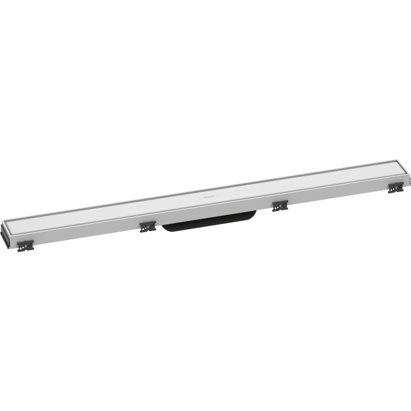 Element zewnętrzny odpływu liniowego 800 ze stelażem o regulowanej wysokości Biały Matowy RainDrain Match HANSGROHE 56038700