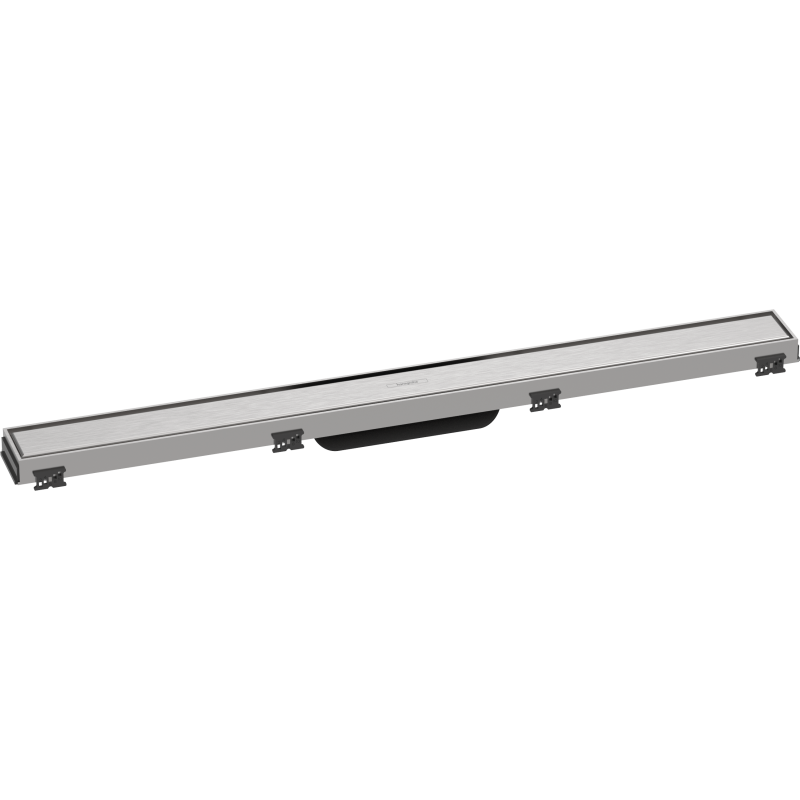 Element zewnętrzny odpływu liniowego 800 ze stelażem reg. wys. Stal Szlachetna Szczotkowana RainDrain Match HANSGROHE 56038800