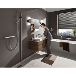 Element zewnętrzny odpływu liniowego 800 ze stelażem reg. wys. Stal Szlachetna Szczotkowana RainDrain Match HANSGROHE 56038800