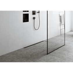 Element zewnętrzny odpływu liniowego 1000 ze stelażem o regulowanej wysokości Czarny Matowy RainDrain Match HANSGROHE 56041670